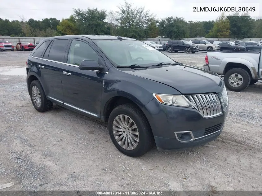 2013 Lincoln Mkx VIN: 2LMDJ6JK6DBL30649 Lot: 40817314