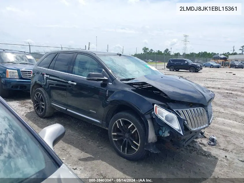 2014 Lincoln Mkx VIN: 2LMDJ8JK1EBL15361 Lot: 39403047