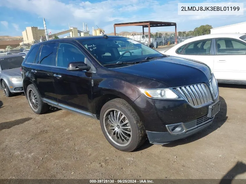 2014 Lincoln Mkx VIN: 2LMDJ8JK3EBL01199 Lot: 39725130