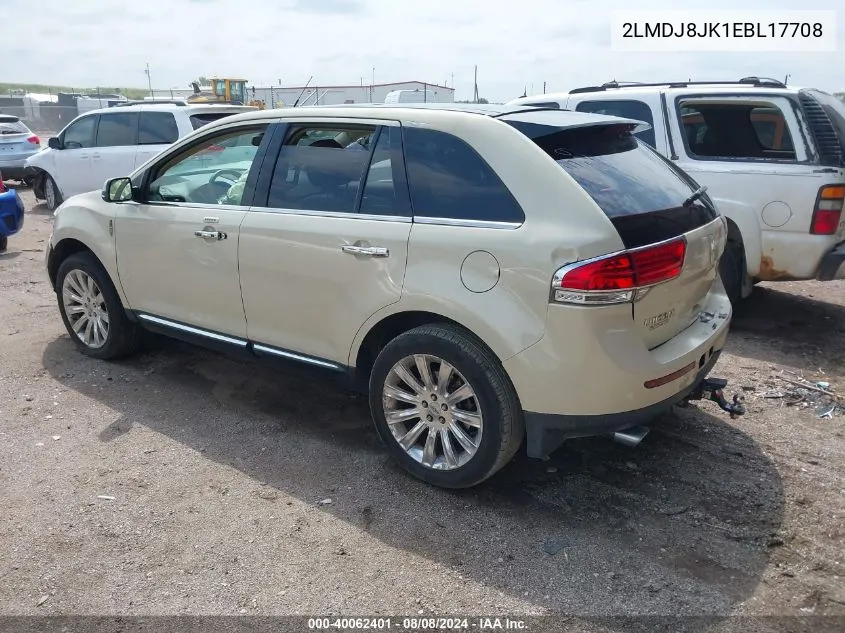 2LMDJ8JK1EBL17708 2014 Lincoln Mkx