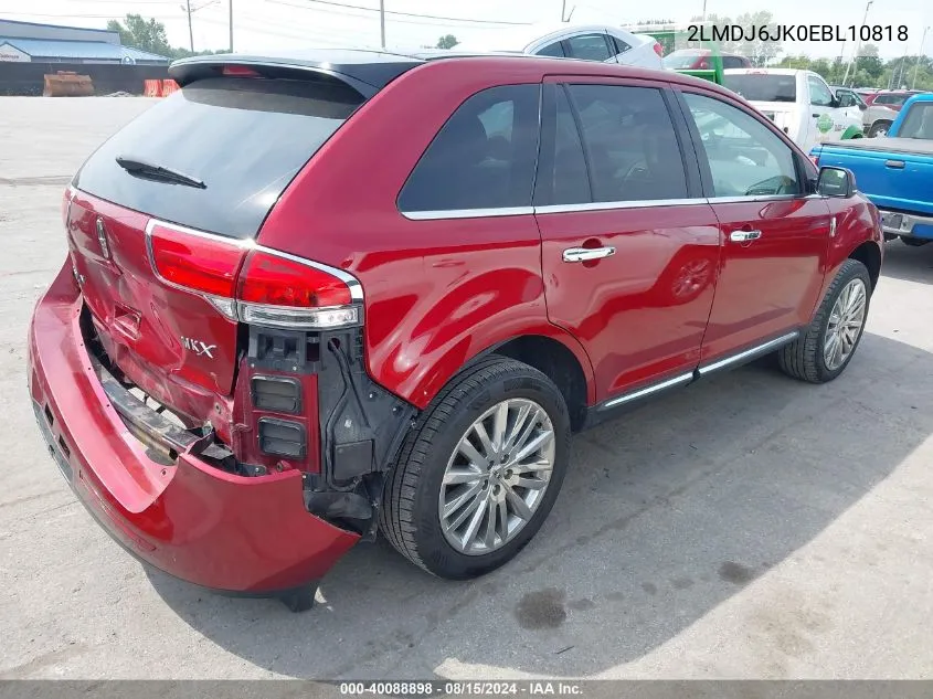 2LMDJ6JK0EBL10818 2014 Lincoln Mkx