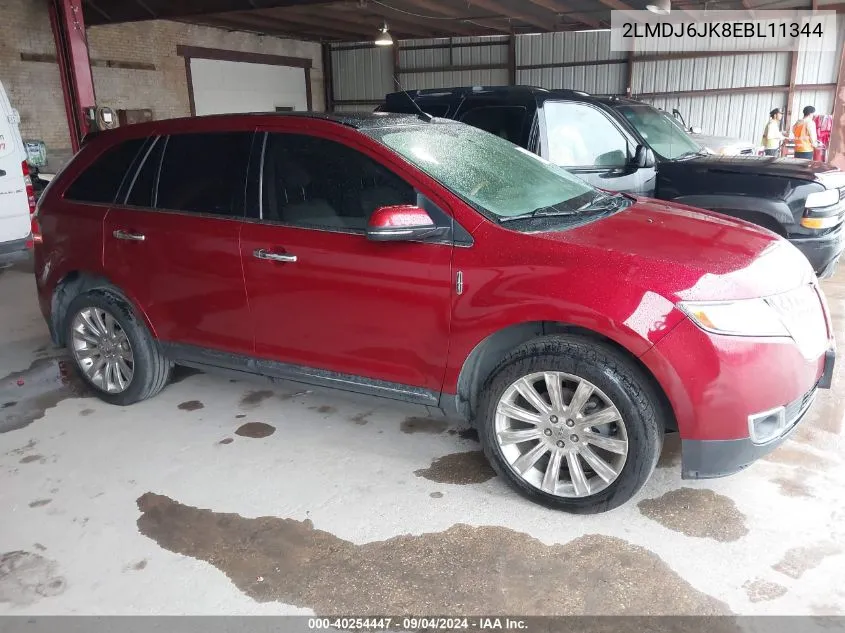 2LMDJ6JK8EBL11344 2014 Lincoln Mkx