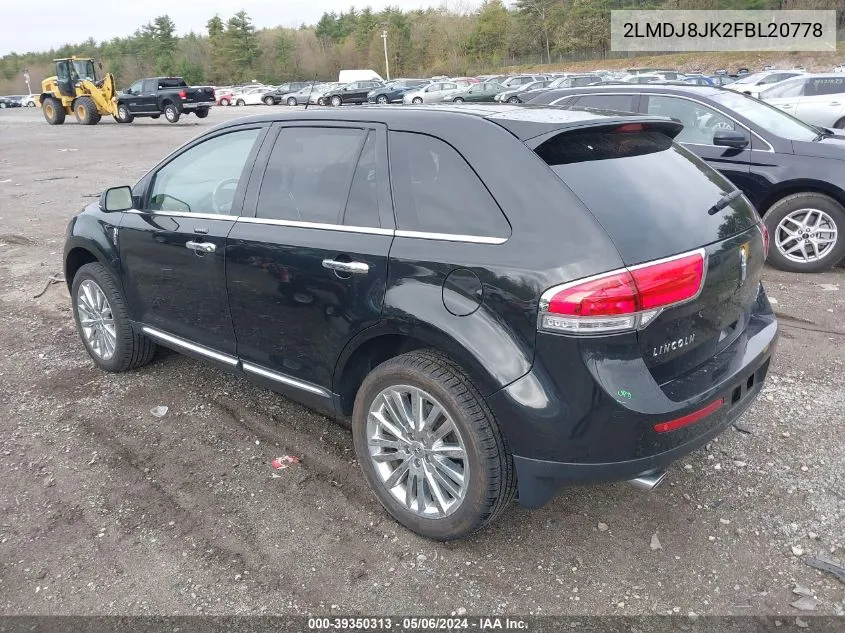 2LMDJ8JK2FBL20778 2015 Lincoln Mkx