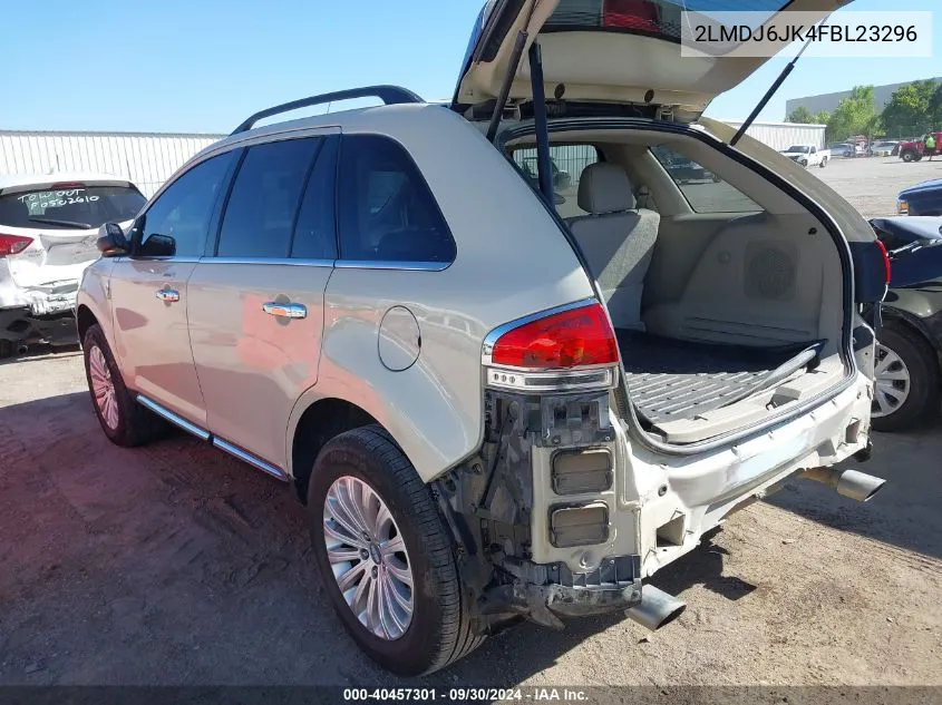 2015 Lincoln Mkx VIN: 2LMDJ6JK4FBL23296 Lot: 40457301