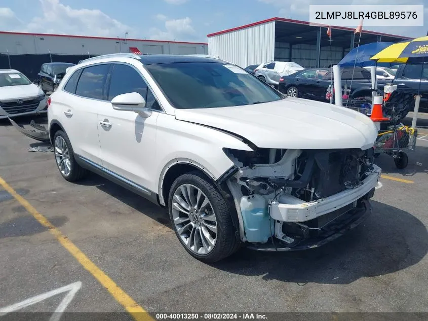 2LMPJ8LR4GBL89576 2016 Lincoln Mkx Reserve