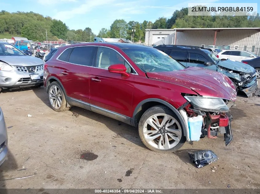 2LMTJ8LR9GBL84159 2016 Lincoln Mkx Reserve