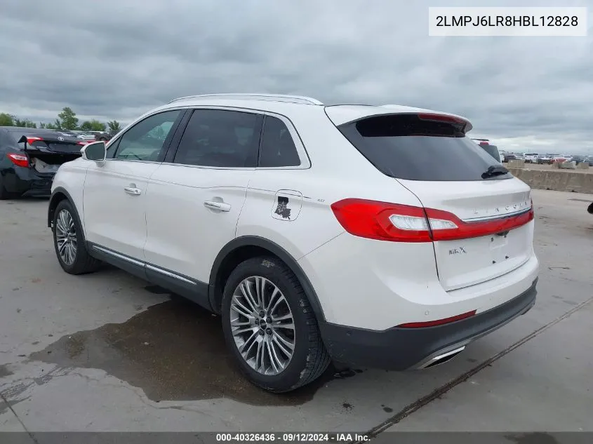 2LMPJ6LR8HBL12828 2017 Lincoln Mkx Reserve