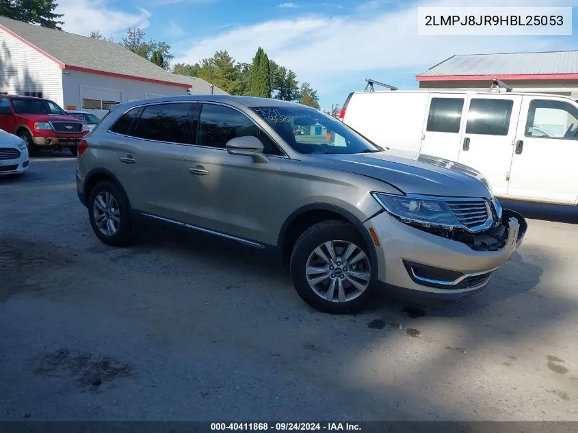 2017 Lincoln Mkx Premiere VIN: 2LMPJ8JR9HBL25053 Lot: 40411868