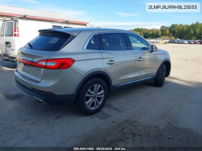 2LMPJ8JR9HBL25053 2017 Lincoln Mkx Premiere