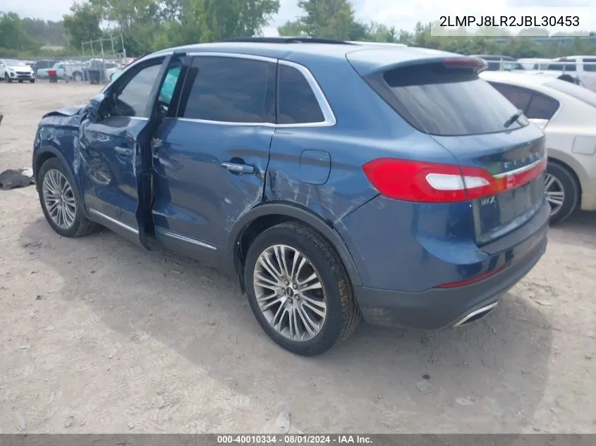 2LMPJ8LR2JBL30453 2018 Lincoln Mkx Reserve