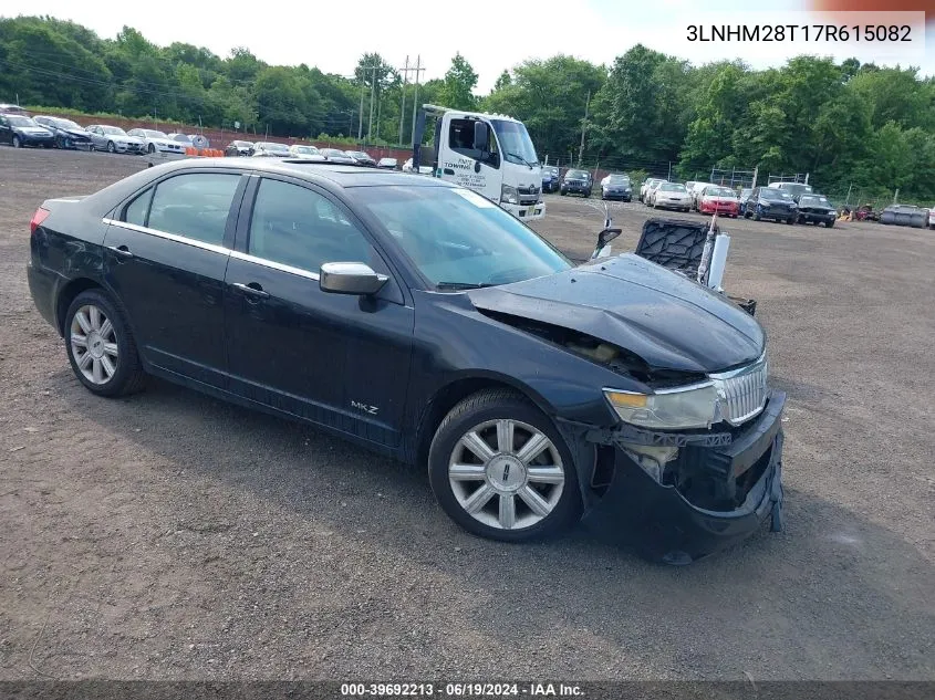 2007 Lincoln Mkz VIN: 3LNHM28T17R615082 Lot: 39692213