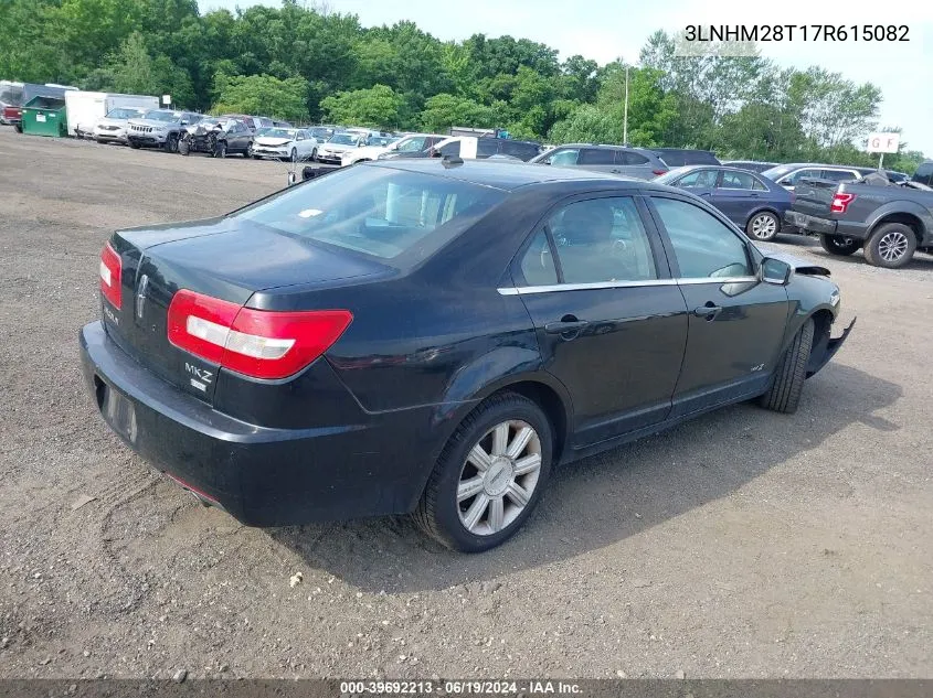 2007 Lincoln Mkz VIN: 3LNHM28T17R615082 Lot: 39692213