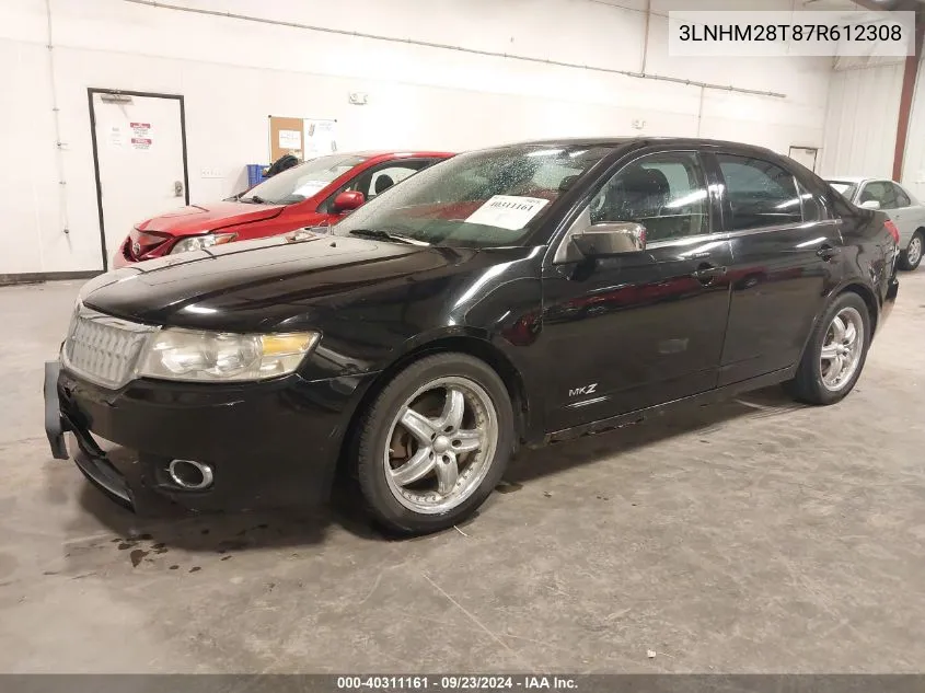 2007 Lincoln Mkz VIN: 3LNHM28T87R612308 Lot: 40311161