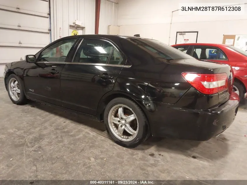 2007 Lincoln Mkz VIN: 3LNHM28T87R612308 Lot: 40311161