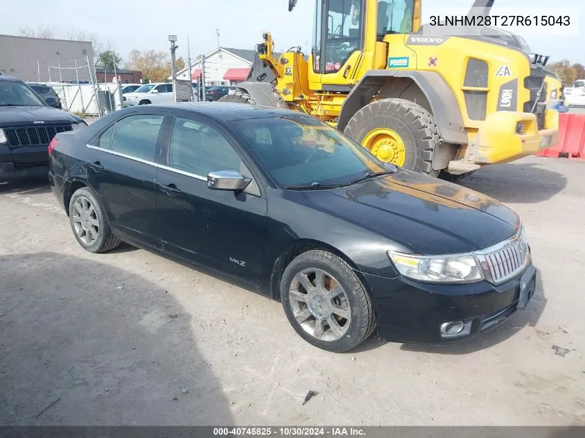 2007 Lincoln Mkz VIN: 3LNHM28T27R615043 Lot: 40745825