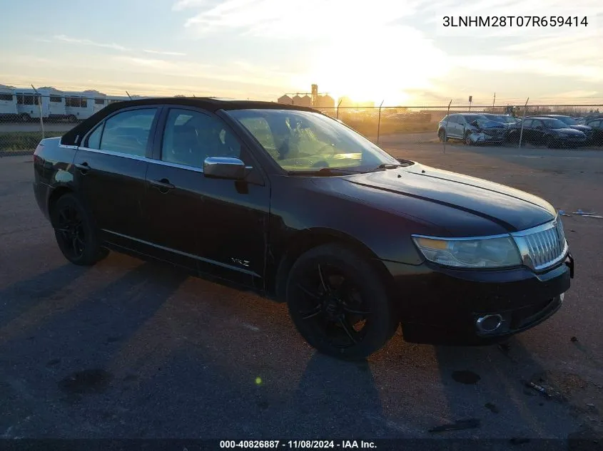 2007 Lincoln Mkz VIN: 3LNHM28T07R659414 Lot: 40826887