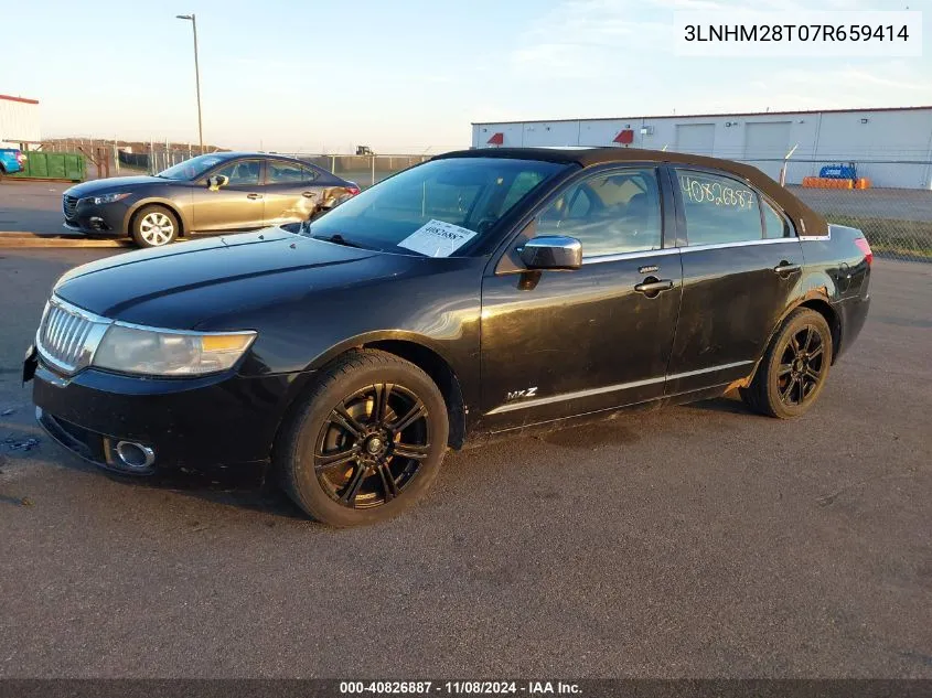 2007 Lincoln Mkz VIN: 3LNHM28T07R659414 Lot: 40826887