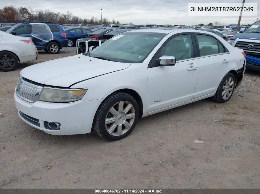 2007 Lincoln Mkz VIN: 3LNHM28T87R627049 Lot: 40846702