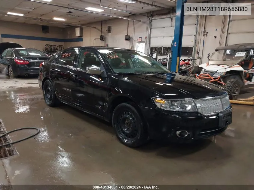 2008 Lincoln Mkz VIN: 3LNHM28T18R656880 Lot: 40134601