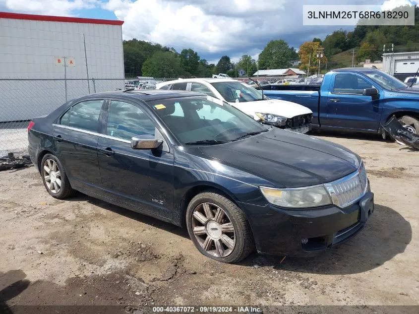 2008 Lincoln Mkz VIN: 3LNHM26T68R618290 Lot: 40367072