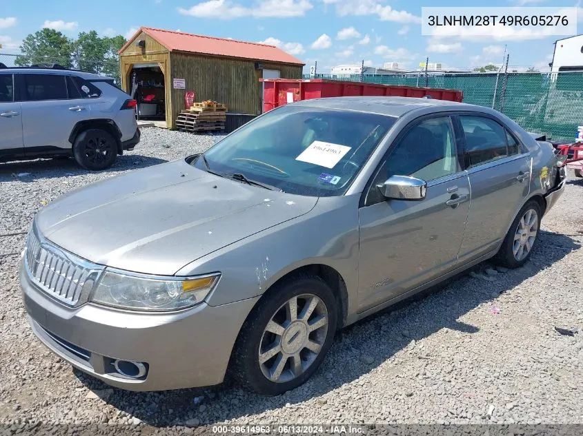 2009 Lincoln Mkz VIN: 3LNHM28T49R605276 Lot: 39614963