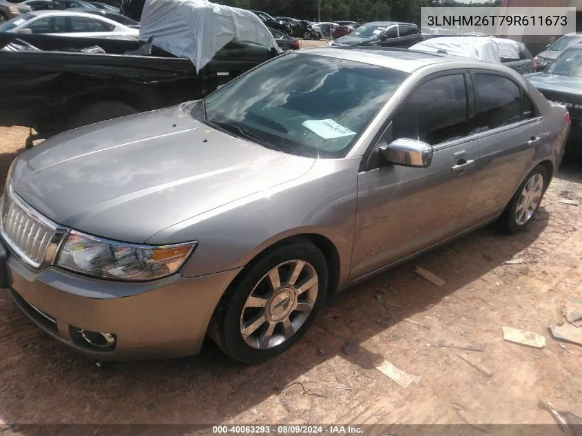 2009 Lincoln Mkz VIN: 3LNHM26T79R611673 Lot: 40063293