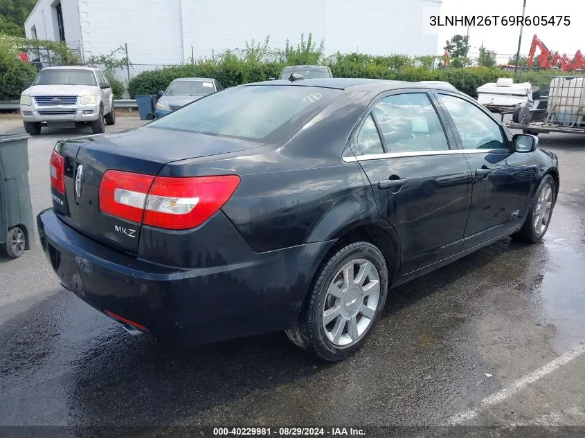 2009 Lincoln Mkz VIN: 3LNHM26T69R605475 Lot: 40229981