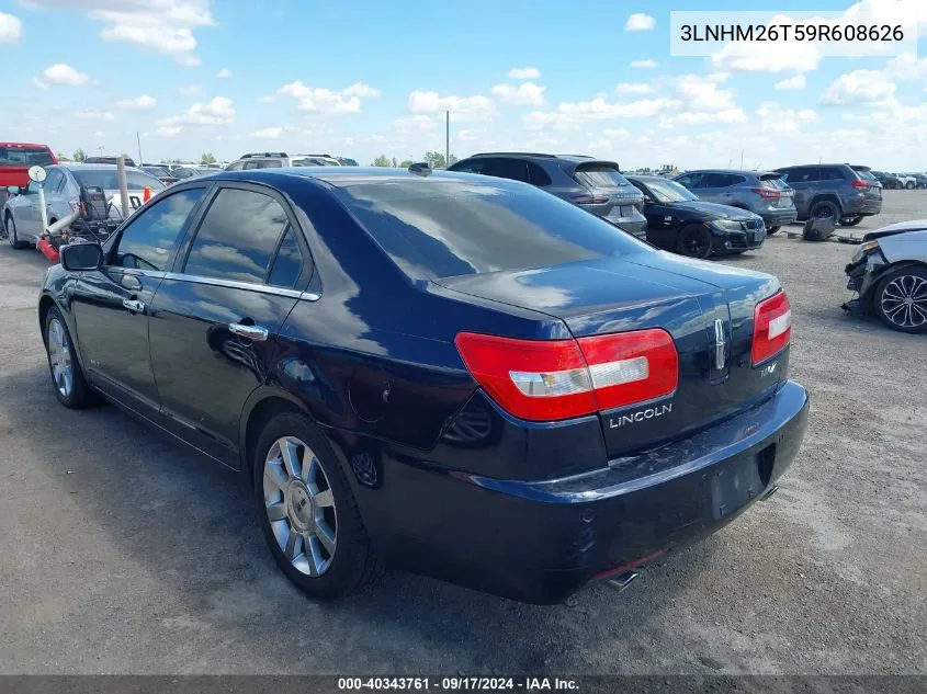 2009 Lincoln Mkz VIN: 3LNHM26T59R608626 Lot: 40343761