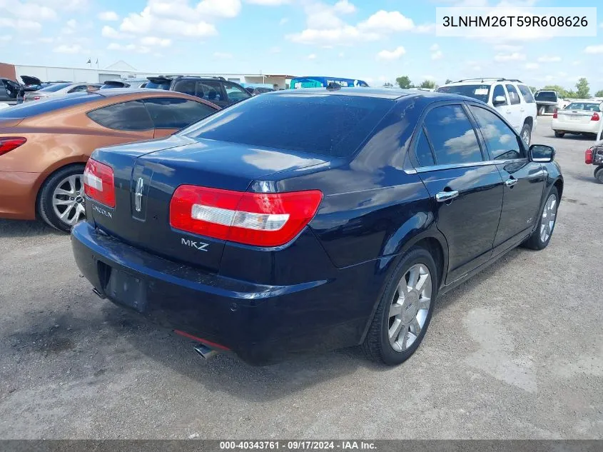 2009 Lincoln Mkz VIN: 3LNHM26T59R608626 Lot: 40343761