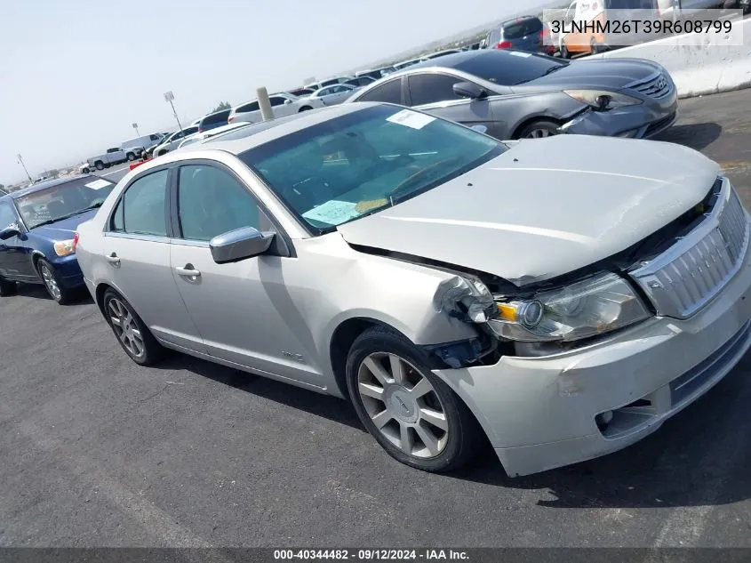 2009 Lincoln Mkz VIN: 3LNHM26T39R608799 Lot: 40344482