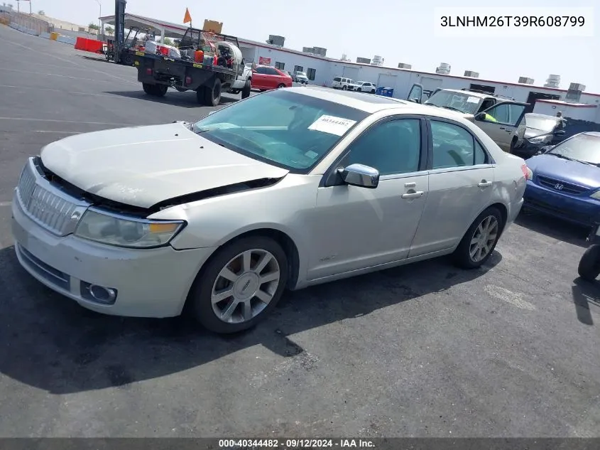 2009 Lincoln Mkz VIN: 3LNHM26T39R608799 Lot: 40344482