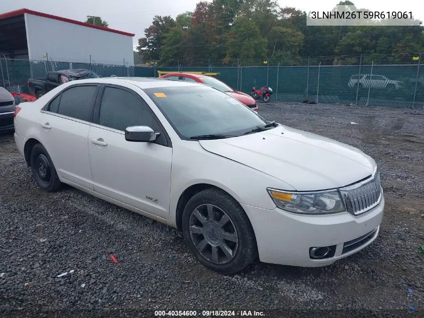 2009 Lincoln Mkz VIN: 3LNHM26T59R619061 Lot: 40354600