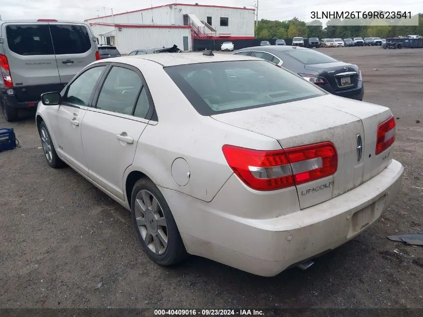 2009 Lincoln Mkz VIN: 3LNHM26T69R623541 Lot: 40409016