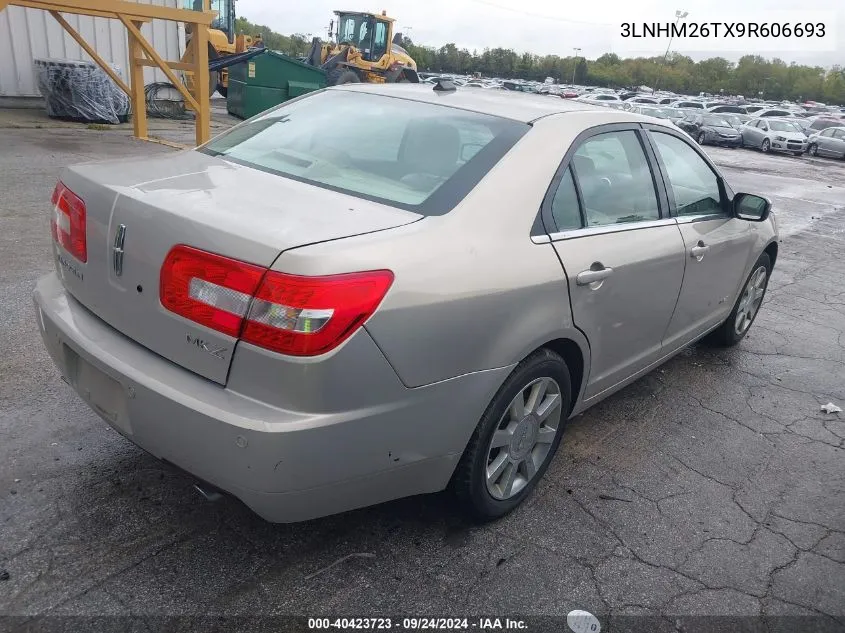 2009 Lincoln Mkz VIN: 3LNHM26TX9R606693 Lot: 40423723