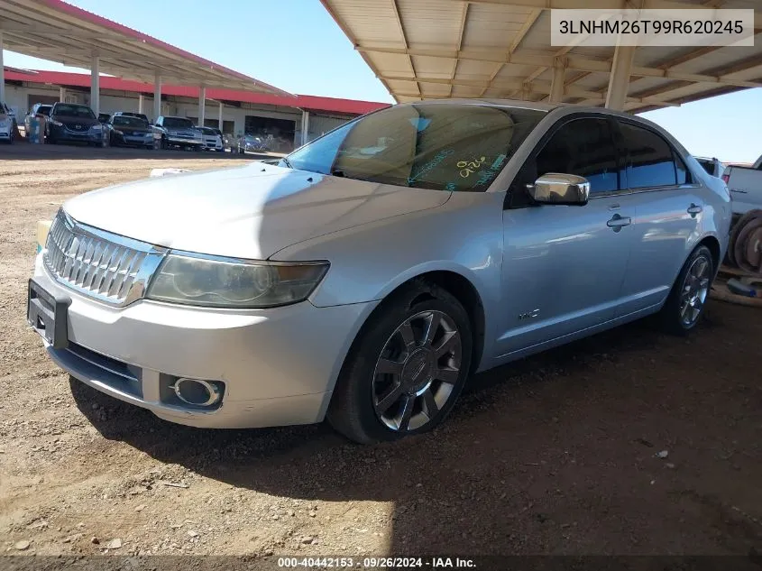 2009 Lincoln Mkz VIN: 3LNHM26T99R620245 Lot: 40442153