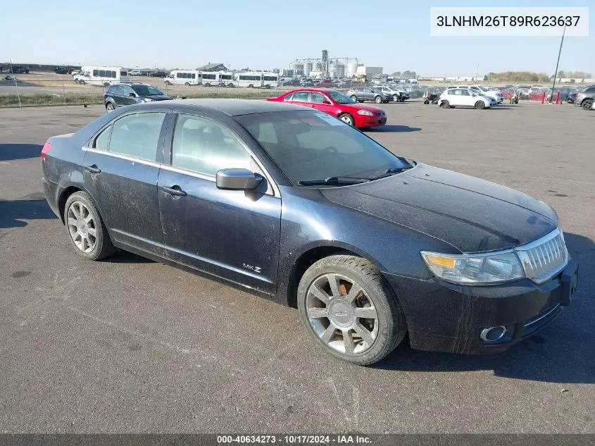 2009 Lincoln Mkz VIN: 3LNHM26T89R623637 Lot: 40634273