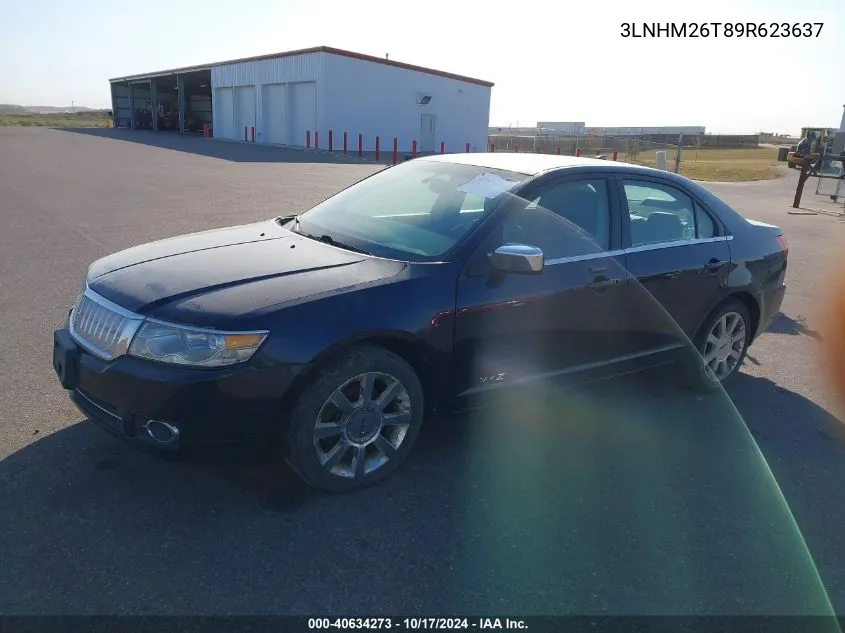 2009 Lincoln Mkz VIN: 3LNHM26T89R623637 Lot: 40634273