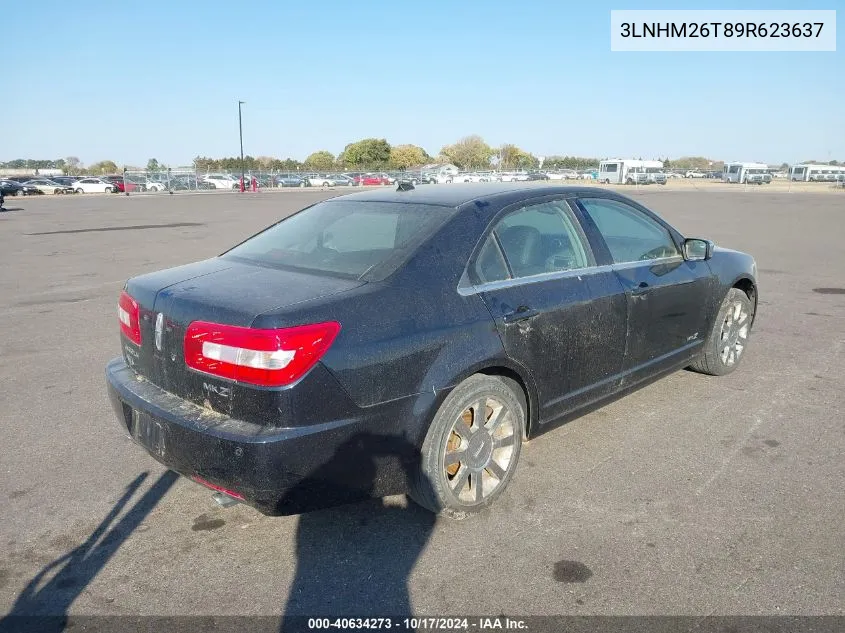 2009 Lincoln Mkz VIN: 3LNHM26T89R623637 Lot: 40634273