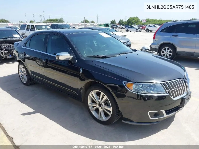 2010 Lincoln Mkz VIN: 3LNHL2GC5AR751405 Lot: 40010787