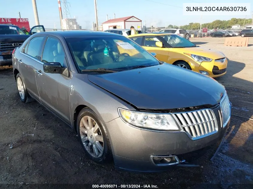 2010 Lincoln Mkz VIN: 3LNHL2GC4AR630736 Lot: 40095071