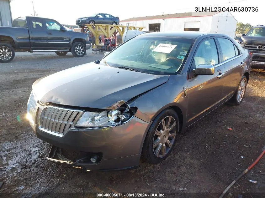 2010 Lincoln Mkz VIN: 3LNHL2GC4AR630736 Lot: 40095071