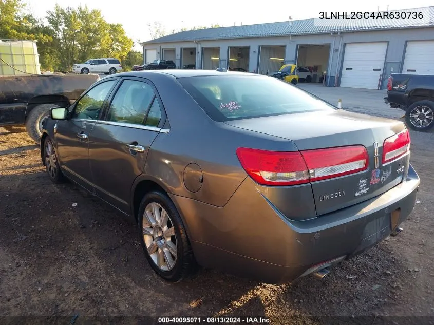 3LNHL2GC4AR630736 2010 Lincoln Mkz