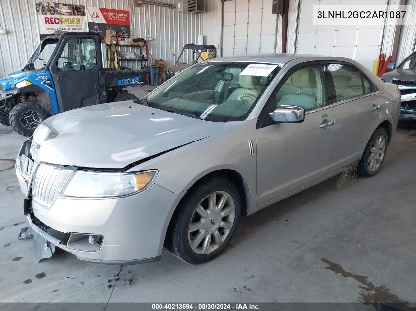 2010 Lincoln Mkz VIN: 3LNHL2GC2AR1087 Lot: 40213594