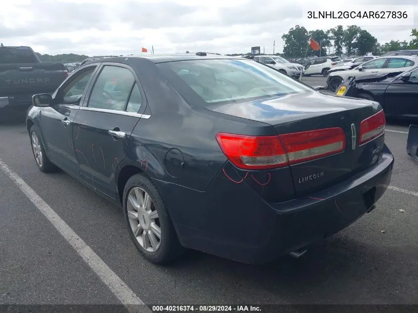 2010 Lincoln Mkz VIN: 3LNHL2GC4AR627836 Lot: 40216374