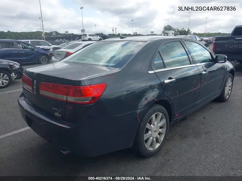 2010 Lincoln Mkz VIN: 3LNHL2GC4AR627836 Lot: 40216374