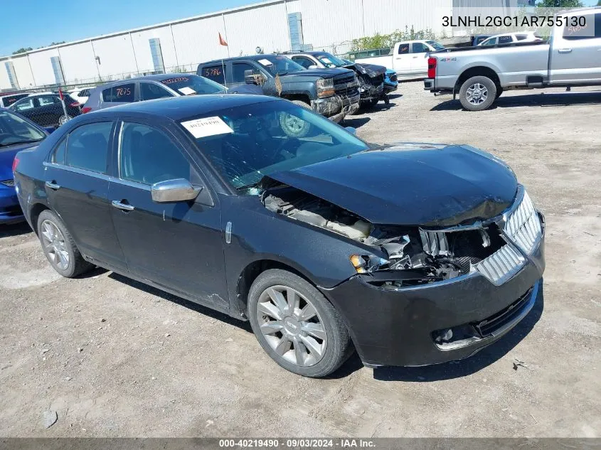 2010 Lincoln Mkz VIN: 3LNHL2GC1AR755130 Lot: 40219490