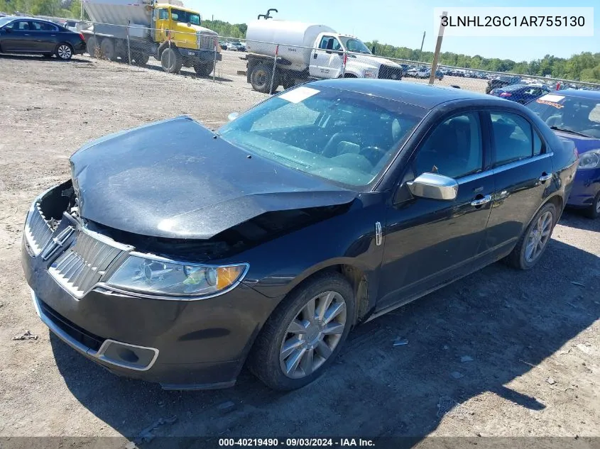 2010 Lincoln Mkz VIN: 3LNHL2GC1AR755130 Lot: 40219490