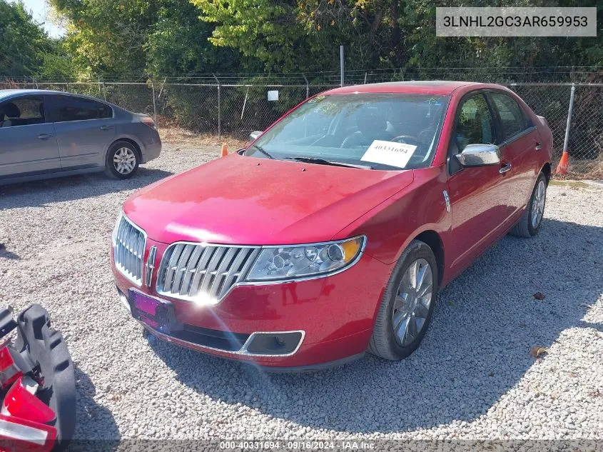 2010 Lincoln Mkz VIN: 3LNHL2GC3AR659953 Lot: 40331694