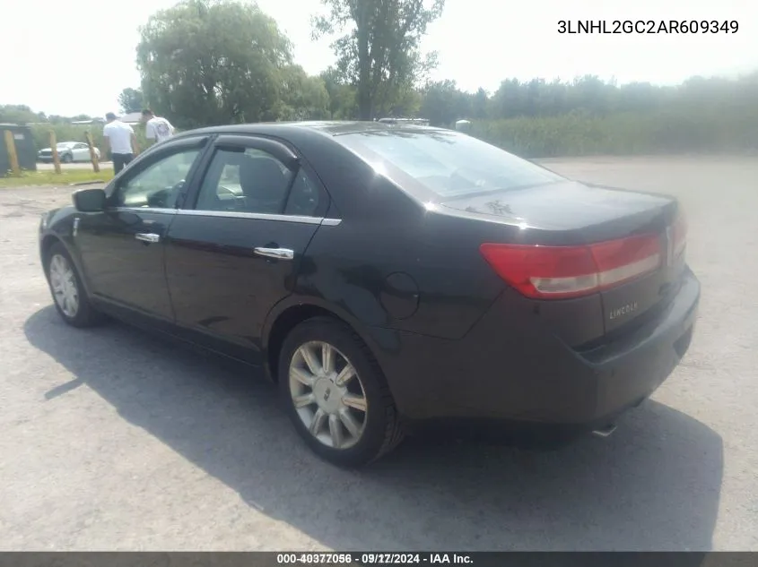 2010 Lincoln Mkz VIN: 3LNHL2GC2AR609349 Lot: 40377056