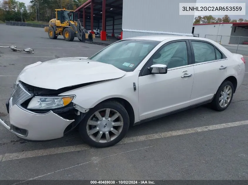 2010 Lincoln Mkz VIN: 3LNHL2GC2AR653559 Lot: 40459038